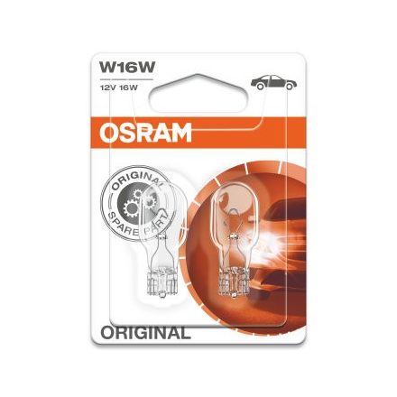 OSRAM 12V 16W W2.1x9.5d W16W STANDARD Duo Bliszter