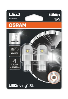 OSRAM 12V 2,1W W2.1x9.5d  W16W  LEDriving® SL Duo Bliszter
