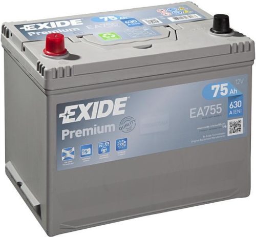 Exide Premium japán  75ah akkumulátor