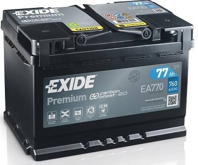 Exide Premium 77ah akkumulátor