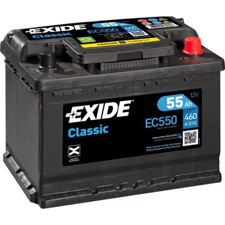 EXIDE CLASSIC 12V 55 Ah Akkumulátor