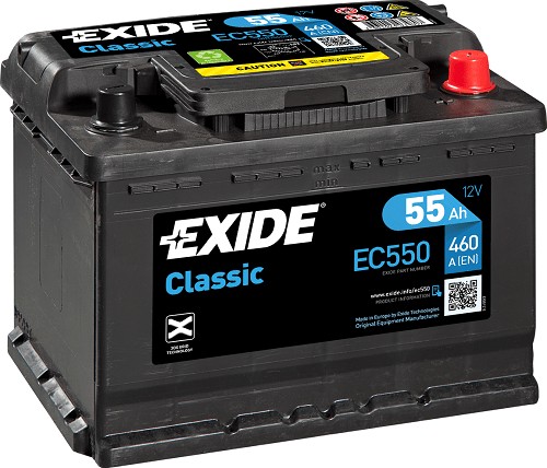 EXIDE CLASSIC 12V 55 Ah Akkumulátor