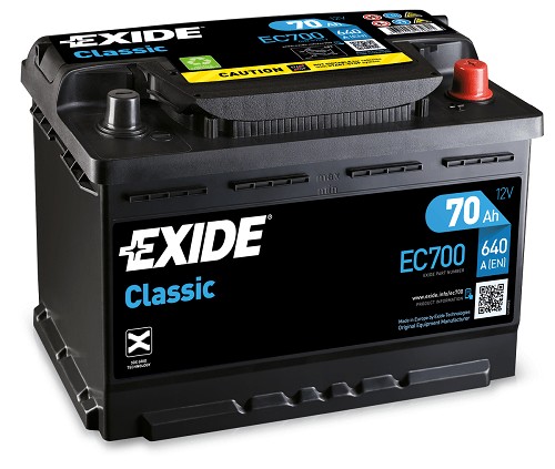 EXIDE CLASSIC 12V 70 Ah Akkumulátor