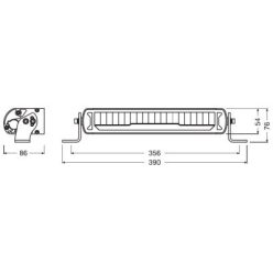 OSRAM 12/24V   on road LEDriving® LIGHTBAR Doboz