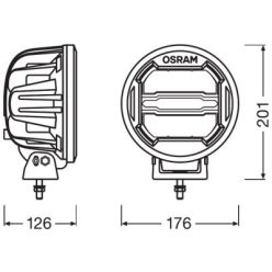 OSRAM 12/24V   on road LEDriving® LIGHTBAR Doboz