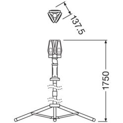 OSRAM 3,7V 12W   LED inspection lamp PRO Doboz