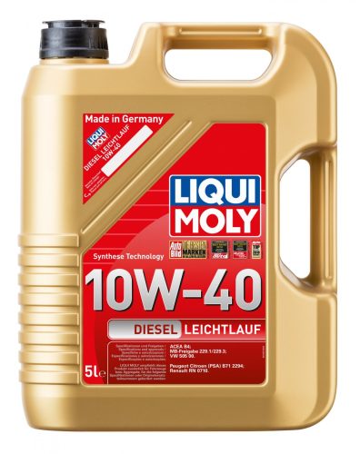 Liqui Moly Diesel Leichtlauf 10W-40 motorolaj 5l