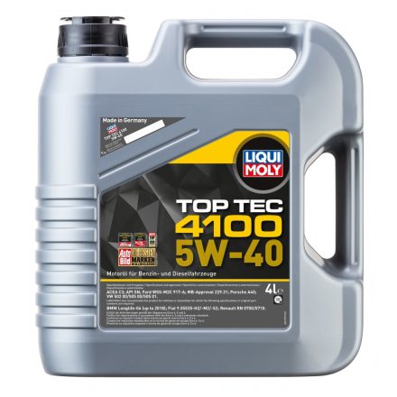 Liqui Moly Top Tec 4100 5W-40 motorolaj 4l