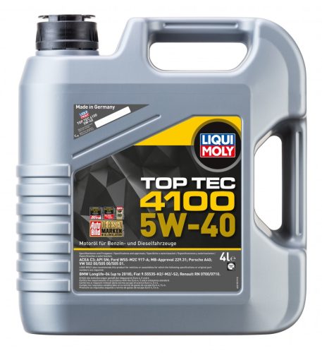 Liqui Moly Top Tec 4100 5W-40 motorolaj 4l