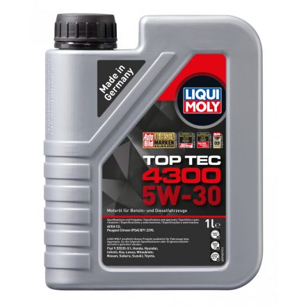 Liqui Moly Top Tec 4300 5W-30 motorolaj 1l