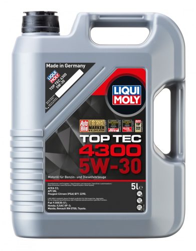 Liqui Moly Top Tec 4300 5W-30 motorolaj 5l