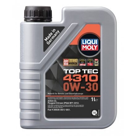 Liqui Moly Top Tec 4310 0W-30 motorolaj 1l