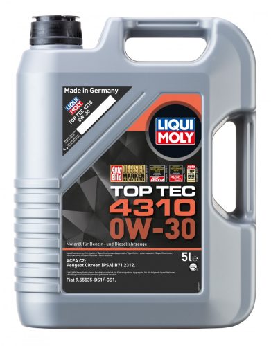 Liqui Moly Top Tec 4310 0W-30 motorolaj 5l