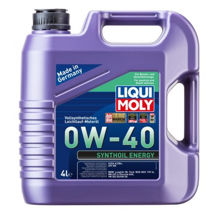 Liqui Moly Synthoil Energy 0W-40 motorolaj 4l
