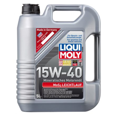 Liqui Moly MoS2 Leichtlauf 15W-40 spec. motorolaj 5l