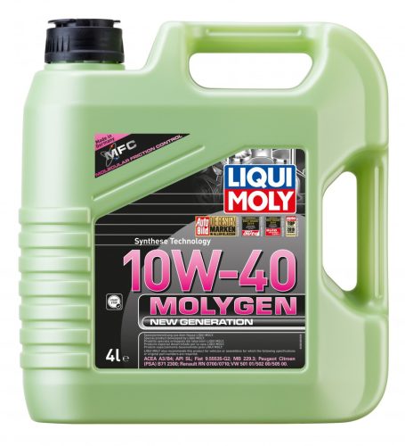 Liqui Moly Molygen New Generation 10W-40 spec. motorolaj 4l