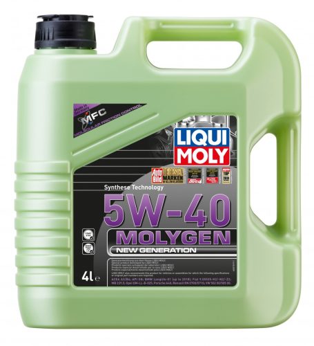 Liqui Moly Molygen New Generation 5W-40 spec. motorolaj 4l