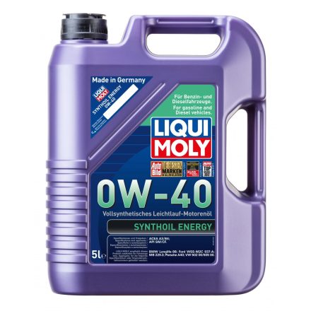 Liqui Moly Synthoil Energy 0W-40 motorolaj 5l