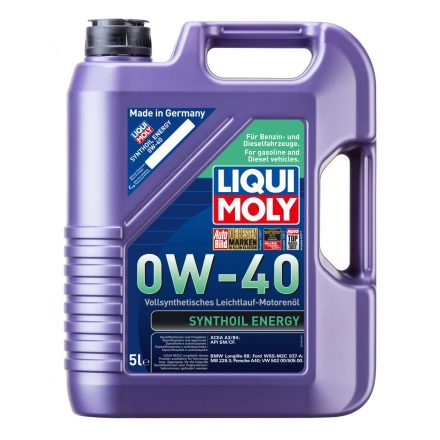 Liqui Moly Synthoil Energy 0W-40 motorolaj 5l