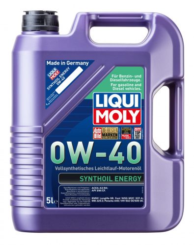 Liqui Moly Synthoil Energy 0W-40 motorolaj 5l