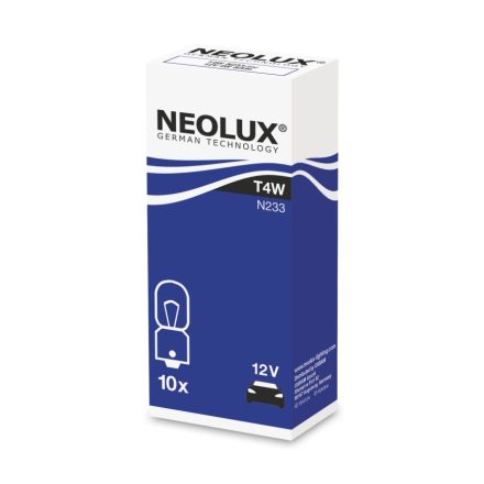 NEOLUX 12V 4W BA9s T4W NEOLUX STANDARD Doboz