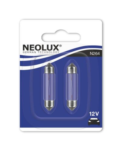 NEOLUX 12V 10W SV8.5-8  NEOLUX STANDARD Duo Bliszter