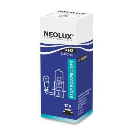 NEOLUX 12V 80W PK22s "H3" NEOLUX BLUE POWER LIGHT Doboz