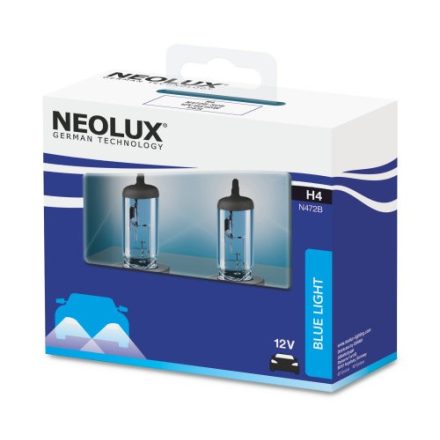 NEOLUX 12V 60/55W P43T H4 NEOLUX BLUE LIGHT Duo-Box