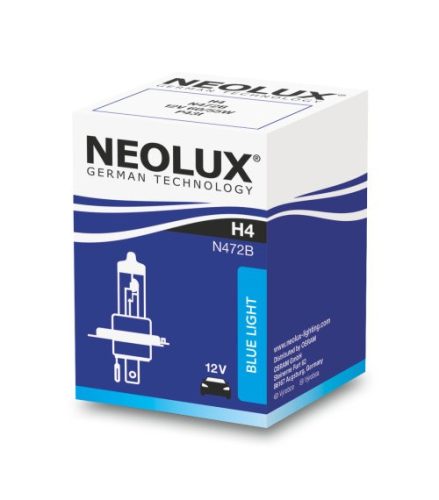 NEOLUX 12V 60/55W P43T H4 NEOLUX BLUE LIGHT Doboz