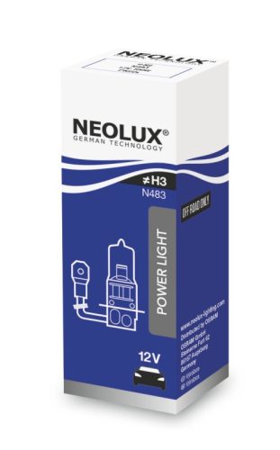 NEOLUX 12V 100W PK22s H3 off road NEOLUX STANDARD Doboz