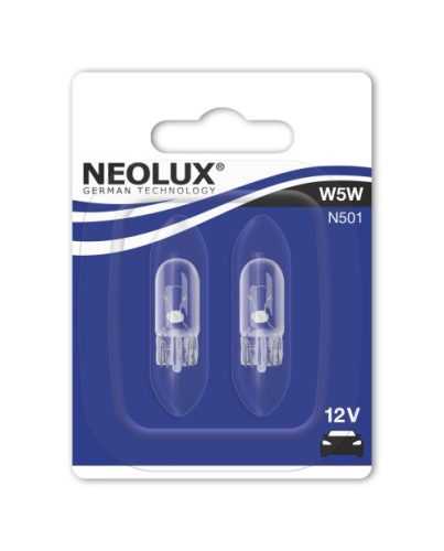 NEOLUX 12V 5W W2.1x9.5d W5W NEOLUX STANDARD Duo Bliszter