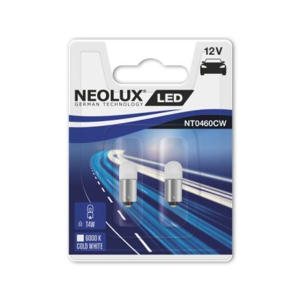 NEOLUX 12V 0,5W BA9s "T4W" NEOLUX RETROFIT Duo Bliszter