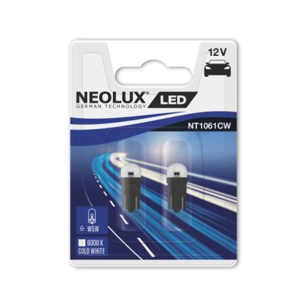 NEOLUX 12V 0,5W W2.1x9.5d "W5W" NEOLUX RETROFIT Duo Bliszter