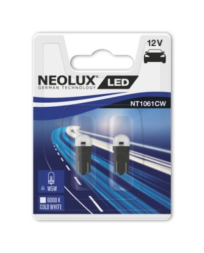 NEOLUX 12V 0,5W W2.1x9.5d "W5W" NEOLUX RETROFIT Duo Bliszter