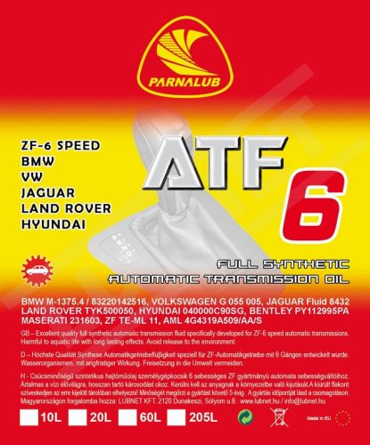 PARNALUB ATF 6 1L
