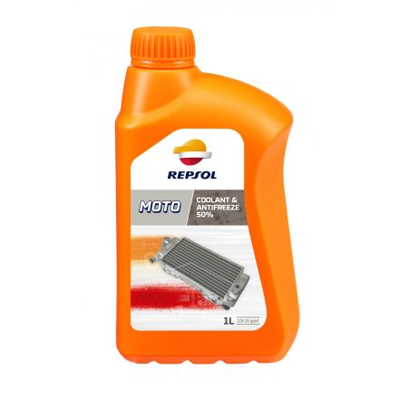 REPSOL Moto Coolant and Antifreeze 50% 1L
