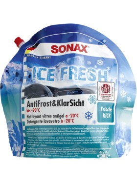 SONAX SZÉLVÉDŐMOSÓ JÉGOLDÓ ICE-FRESH 3L -20C