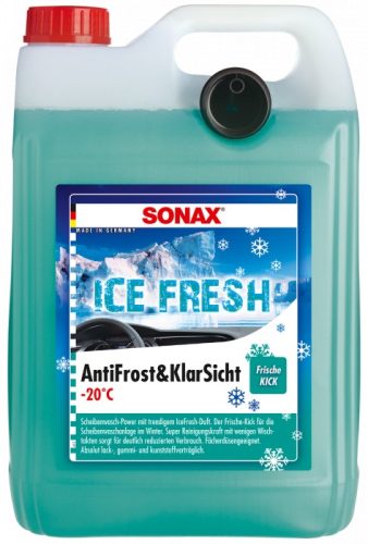SONAX SZÉLVÉDŐMOSÓ JÉGOLDÓ ICE-FRESH 5L -20C