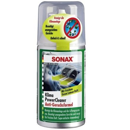 SONAX KLÍMATISZTÍTÓ SPRAY GREEN-LEMON 100ML