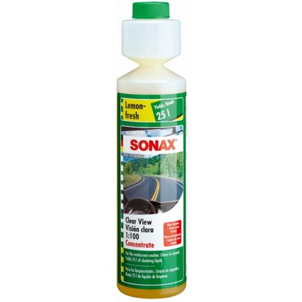 SONAX NYÁRI SZÉLVÉDŐMOSÓ KONC.1:100 CITR 250ML