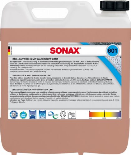 SONAX BRILLIÁNS GÉPI VIASZ 10L