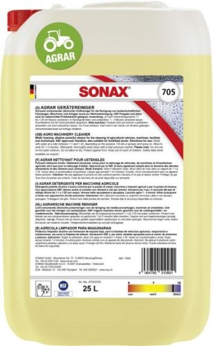 SONAX AGRAR GÉPTISZTÍTÓ 25L