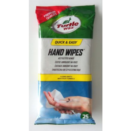Turtle Wax Wipes kéztisztító kendő 25db/cs