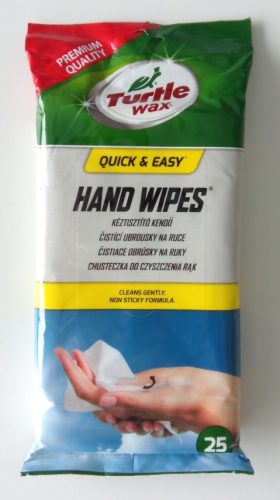 Turtle Wax Wipes kéztisztító kendő 25db/cs