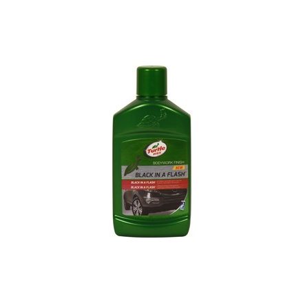 Turtle Wax BLACK IN A FLASH külső műanyag ápoló foly. 300ML