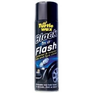 Turtle Wax BLACK IN A FLASH külső műanyag ápoló spray 500ml
