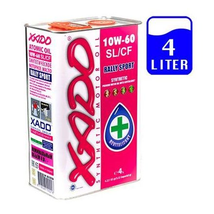 Xado 10W-60  Rally Sport SL/CF 4 liter