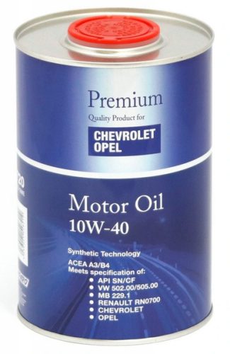 GM Original Motor Oil 10W-40 1L (retro fém doboz)