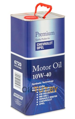GM Original Motor Oil 10W-40 5L (retro fém doboz)